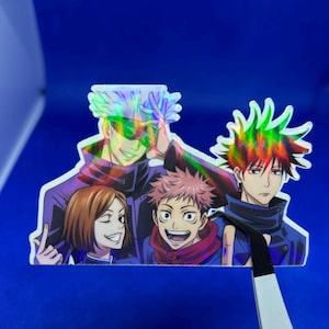 Jujutsu Kaisen Sticker, Megumi Sticker, Gojo Sticker, Nobara Sticker, Yuji Sticker, Anime Decal, Manga Art, vinyl sticker