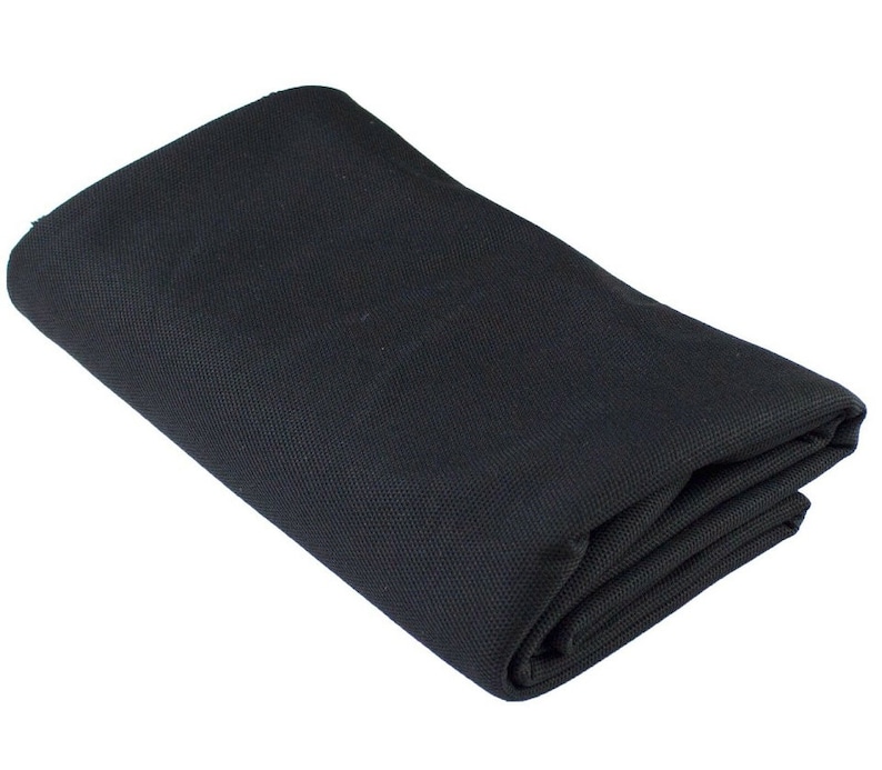 Black Stereo Speaker Grill Cloth Fabric 36 X 66 16.5 Square Ft