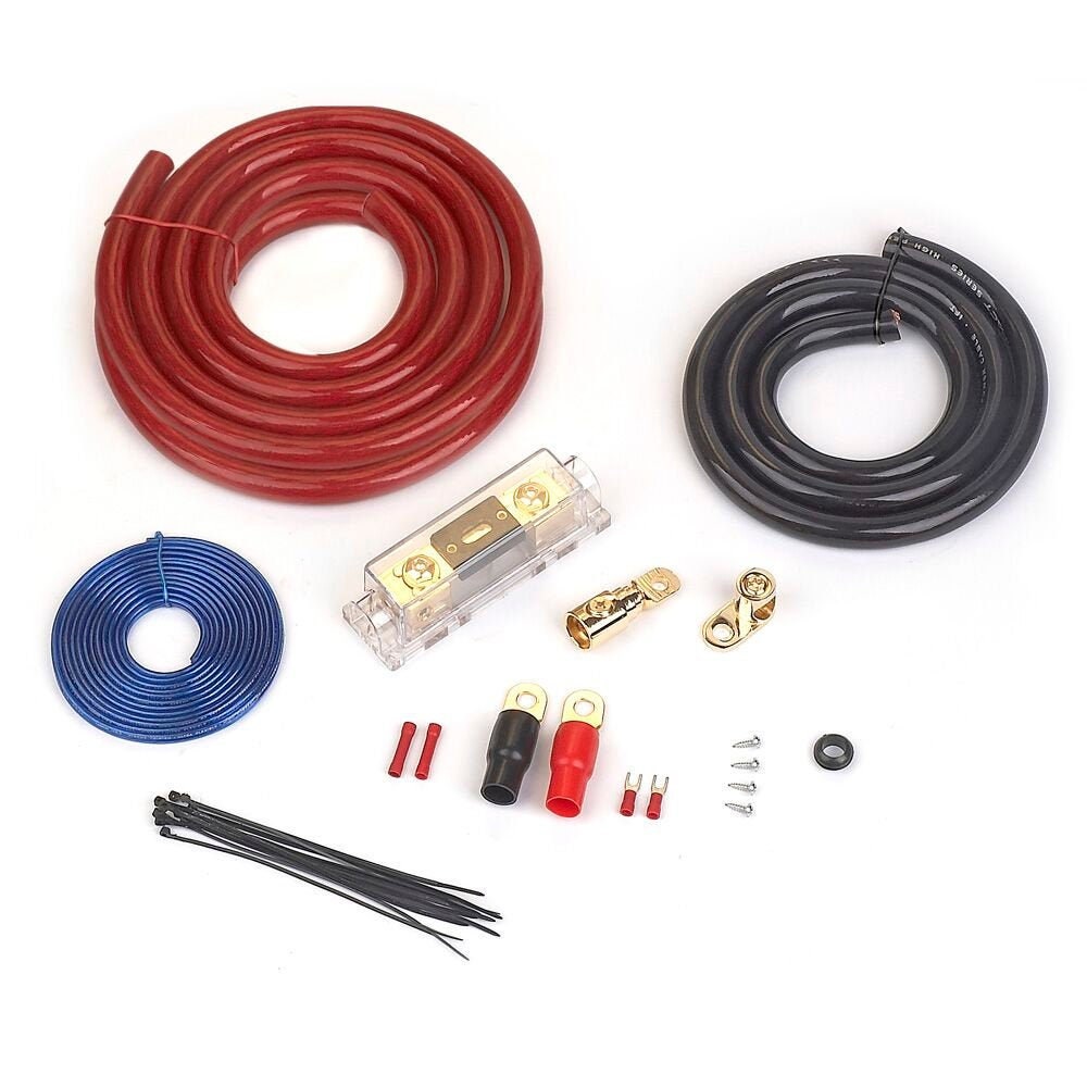 4 Gauge AWG 100 OFC Copper Power AMP Kit Amplifier Wiring Install 2000