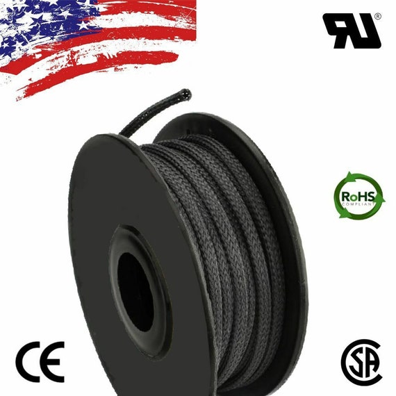 10 FT 1//2/" Red Expandable Wire Cable Sleeving Sheathing Braided Loom Tubing US