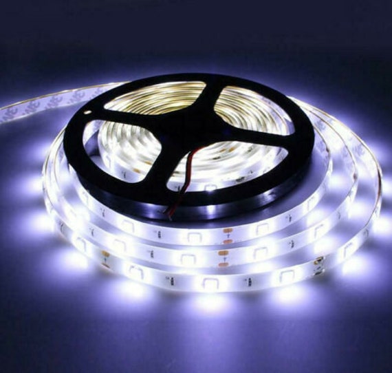 WHITE 16ft 150 SMD LED Flexible Light Strip Ribbon Waterproof 