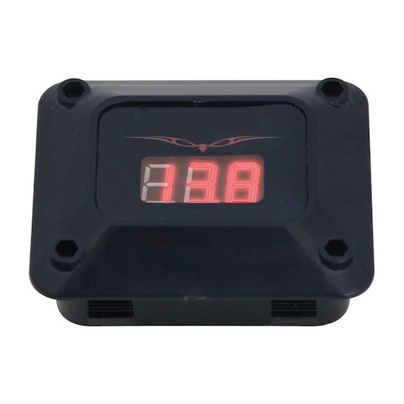 Voltmètre numérique rectangulaire noir à 3 chiffres rouge/bleu LED 12v,  pour voiture, Marine, RV, Audio SUV -  France