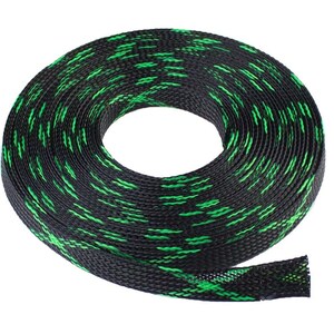 100 FT All Sizes & Colors Expandable Cable Sleeving Braided Tubing LOT image 5