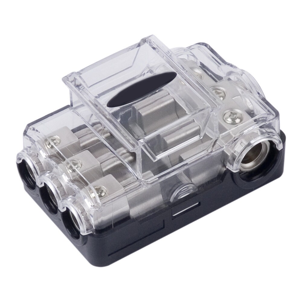 MAXI Power Distribution Blocks Three 2/4 Gauge Inputs & Three 4/8 Gauge