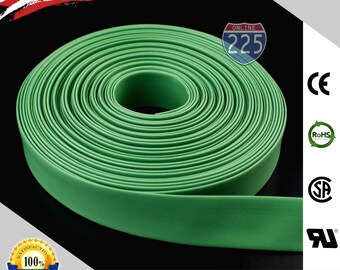 thumbnail image 2 of Salipt 3/32" Green Heat Shrink Tubing – 2:1 Ratio, 4 Ft Total, 9" Pieces, Flexible Polyolefin, RoHS 2 of 6