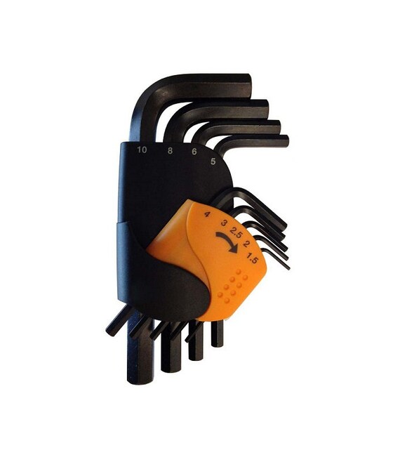 Metric 9pcs Hex Key Set L shape 1.5mm 10mm Range Etsy Canada