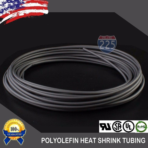 10 FT 10/' Feet GREEN /& YELLOW 1//4/" 6mm Polyolefin 2:1 Heat Shrink Tubing RoHS UL