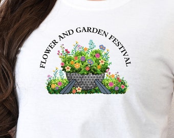Epcot sphere flower and garden festival shirt, Epcot park shirt, Disney inspired shirt, Disney world tshirt, Disney vacation shirt, Travel T