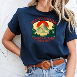 Mount Rainier Shirt Washington Shirt Mount Rainier National Park Shirt Mt Rainier Shirt Pacific Northwest Shirt Hiking Shirt Cascades Shirt