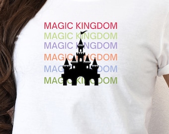 Magic Kingdom Park Shirt, Disney inspiriertes Shirt, Disneyland Shirt, Disney World Shirt, Magic Kingdom Tshirt, Familienurlaub Shirt