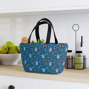 Cinderella&#39;s Godmother lunch tote, Disney inspired lunch bag, reusable lunch bag, eco-friendly lunch tote, insulated lunch tote, snack tote