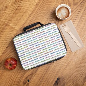 Monorail Lunch Box Perfect for School, Work, Picnics, Cute Insulated Meal Bag, insulated lunch box, school lunch box, reusable lunch box