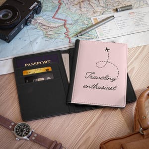 traveling enthusiast passport cover,  personalized passport cover, RFID passport, cute passport cover, passport holder, passport wallet
