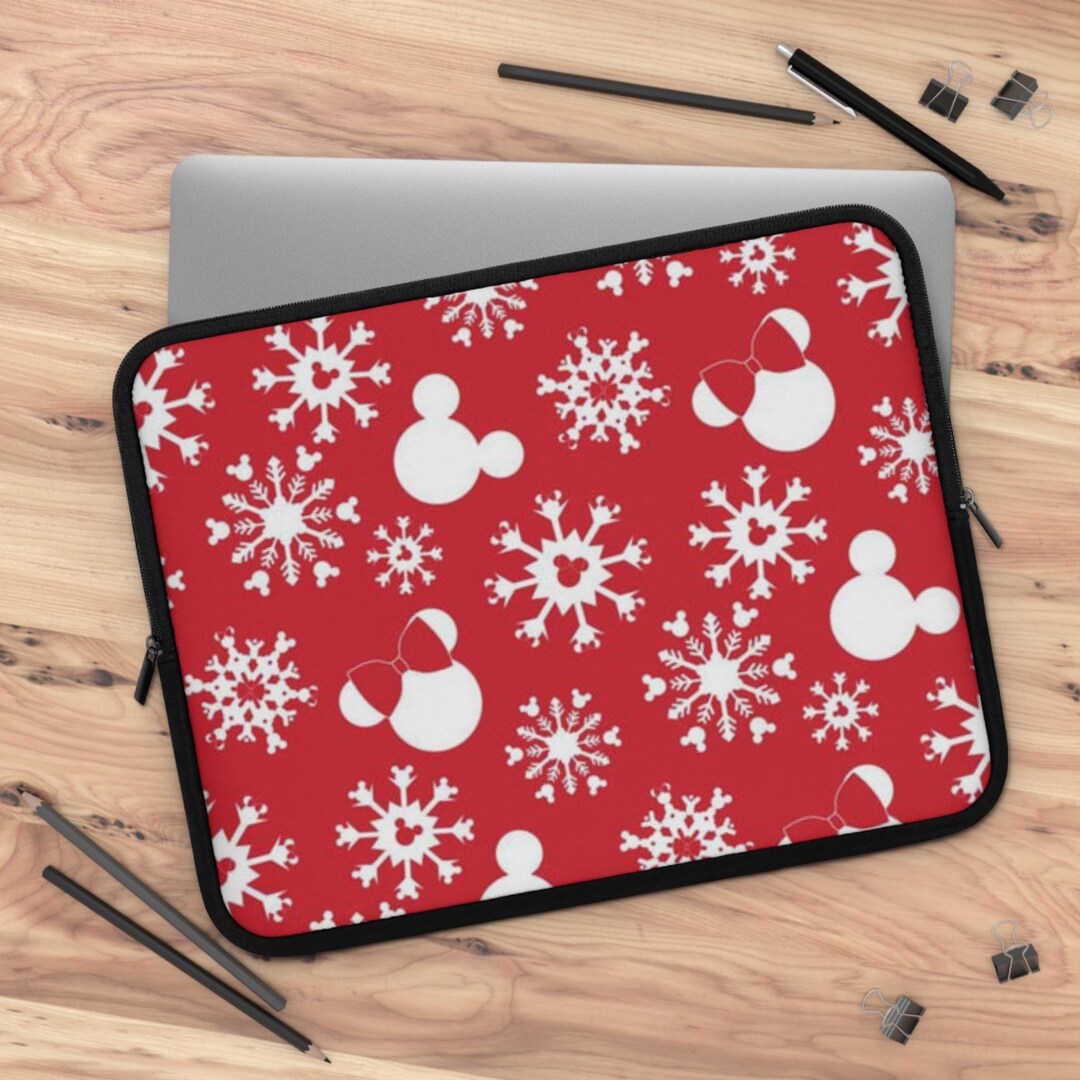 Red Christmas Laptop Sleeve, Laptop Cover, Laptop Carrier, Computer ...