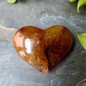 Large Golden Healer Heart- Harmony and vitality
