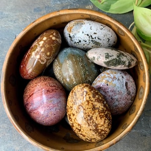 Old Vein Ocean Jasper Palmstones- You Choose!