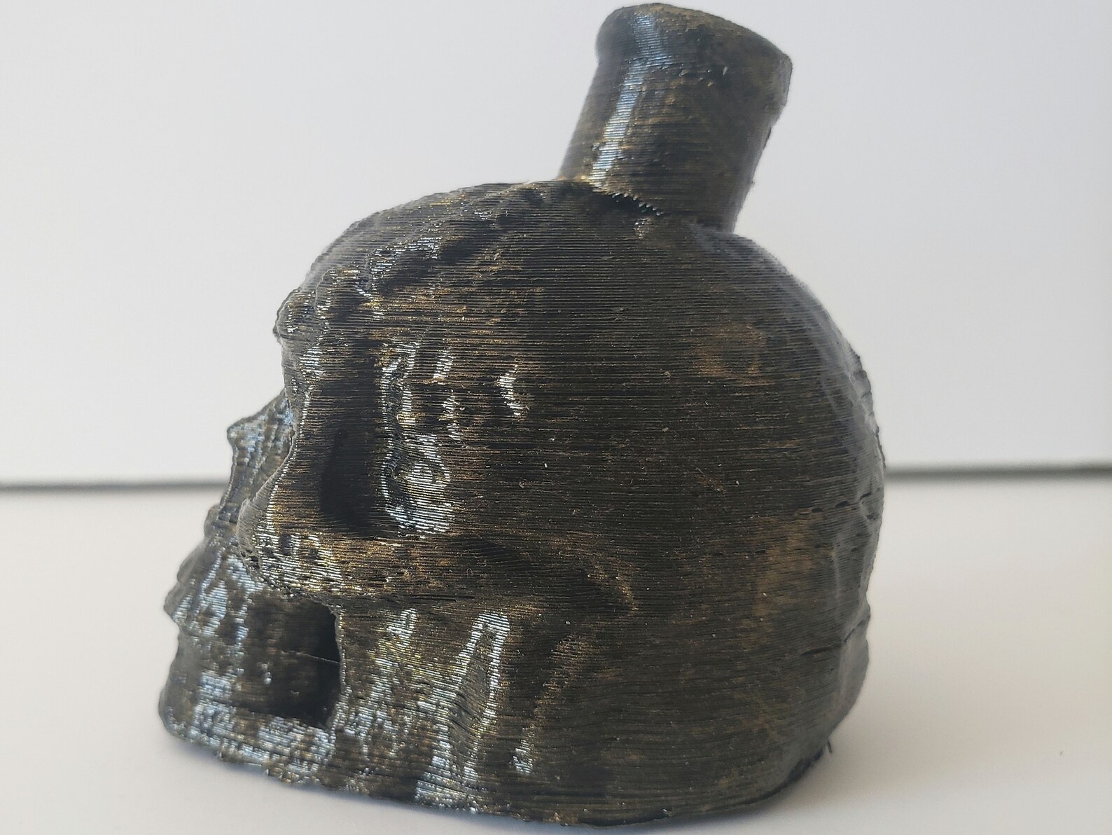 Aztec Death whistle with mouth piece for easy blowing. Very Etsy