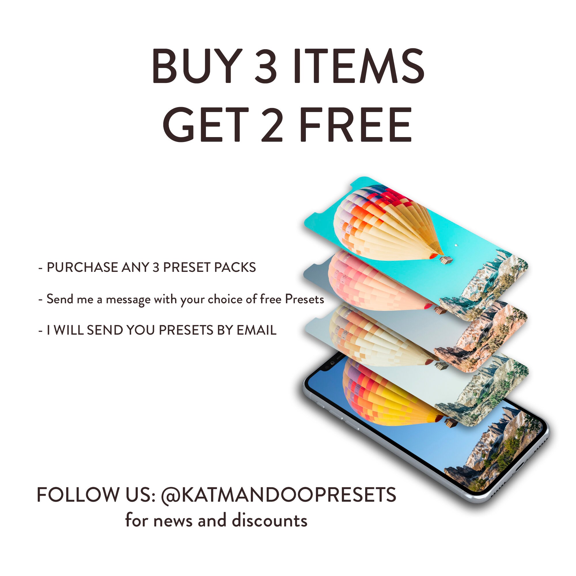 3 Lightroom Presets Trendsetter mobile preset lightroom Etsy