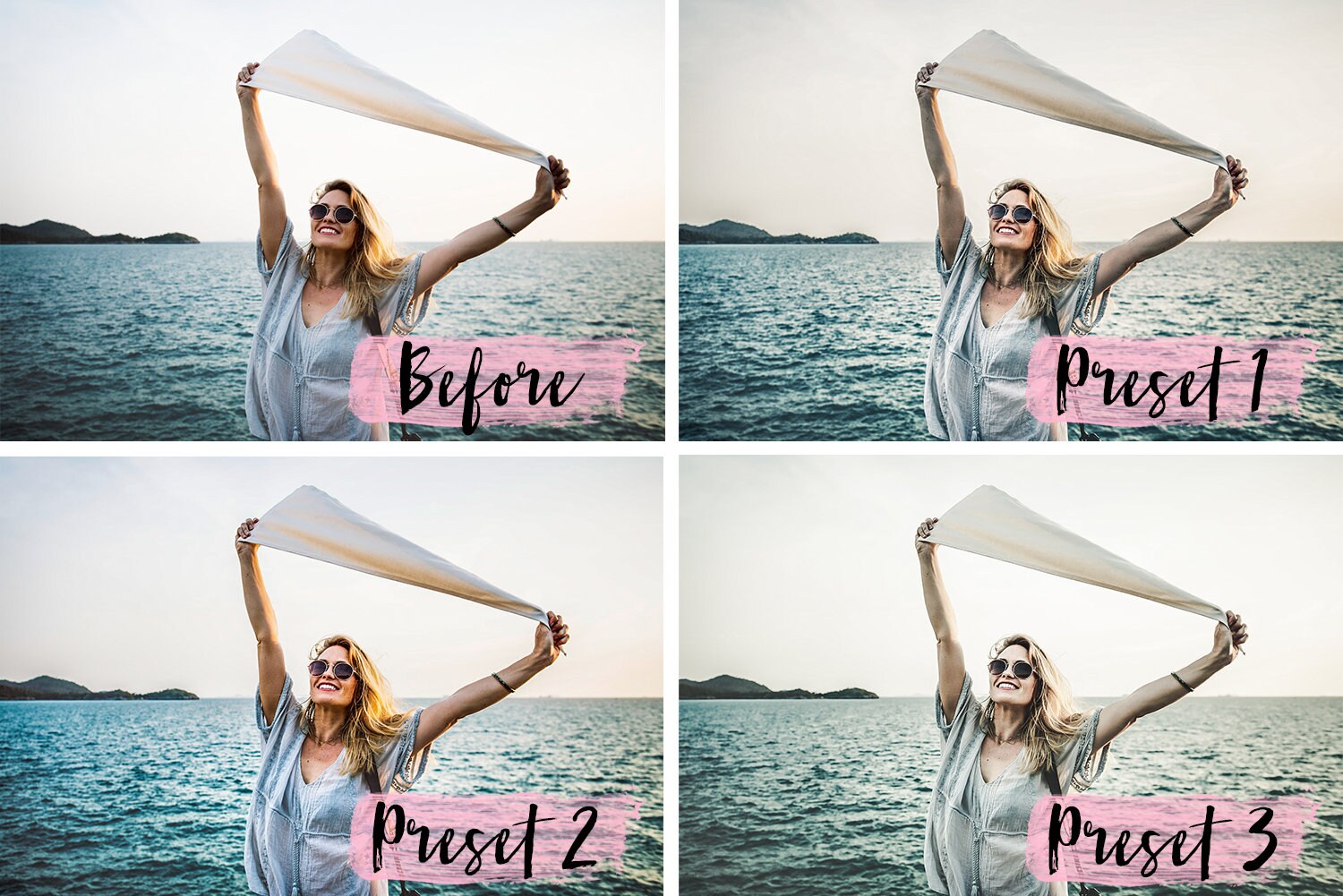 3 Lightroom Presets Sea Wind Mobile Preset Blogger Preset Etsy