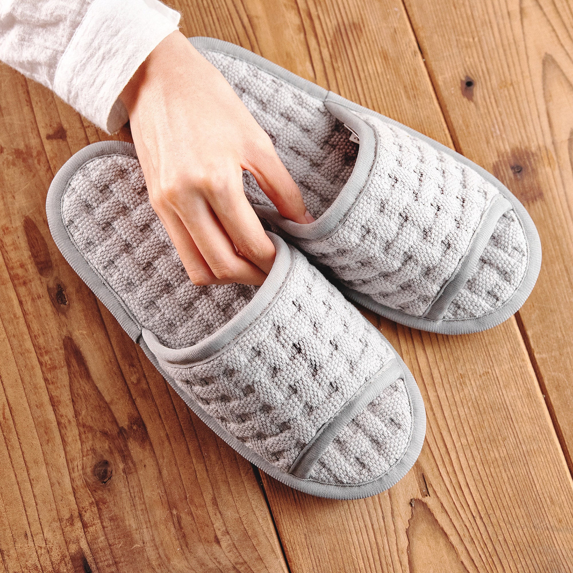 soft cotton slippers