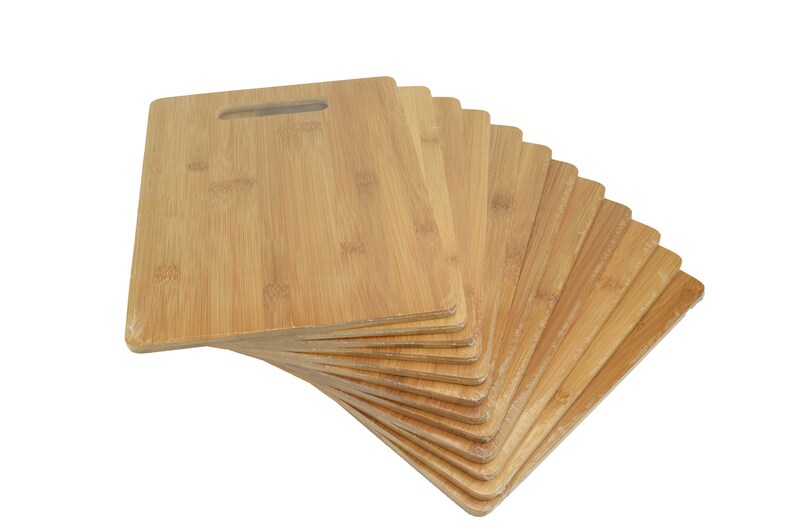 12pc Bulk 12x9 Rectangular Plain Bamboo Cutting Boards Etsy