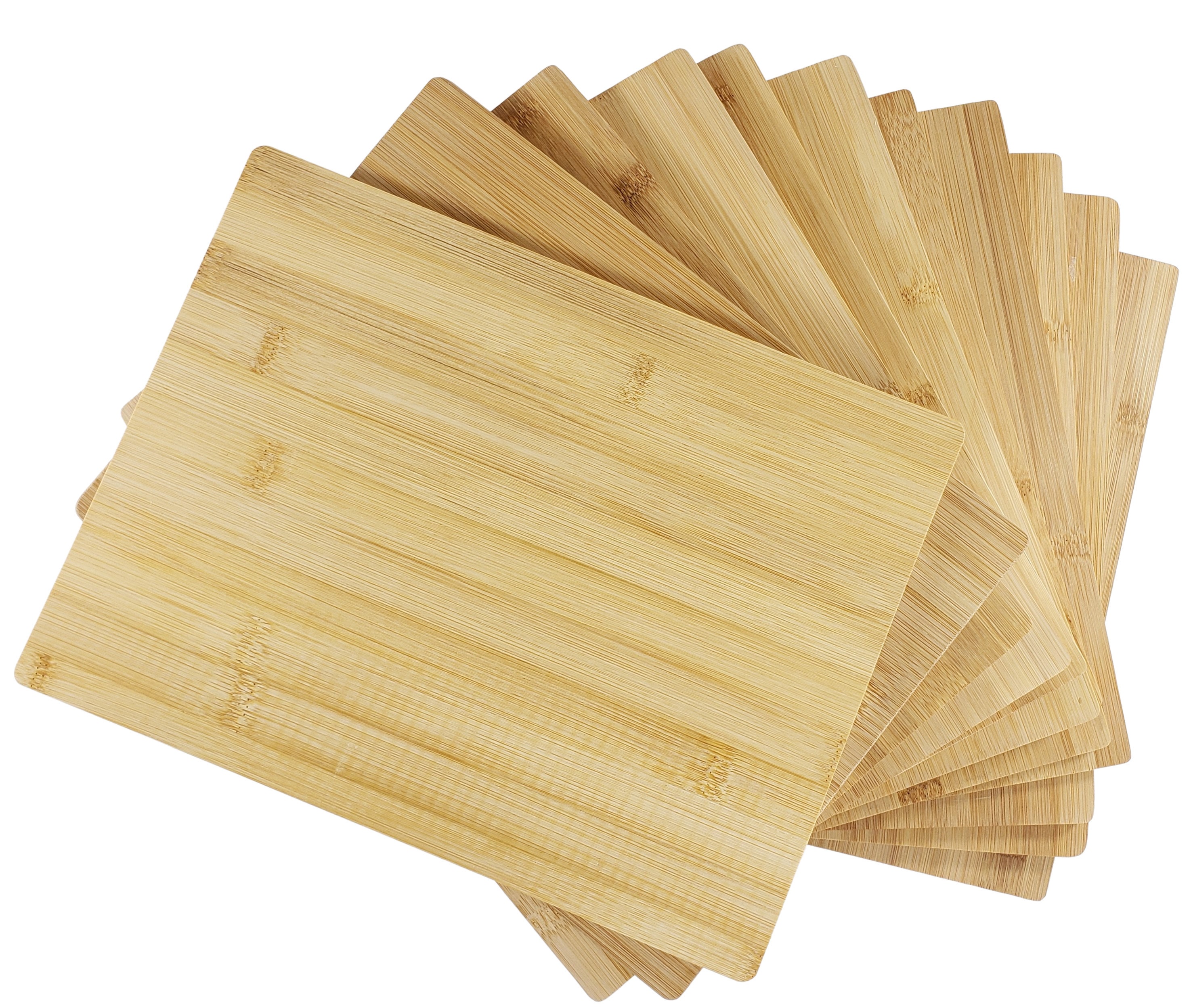 Thick Sturdy Bulk 15X11 Rectangular Plain Bamboo Cutting Boards
