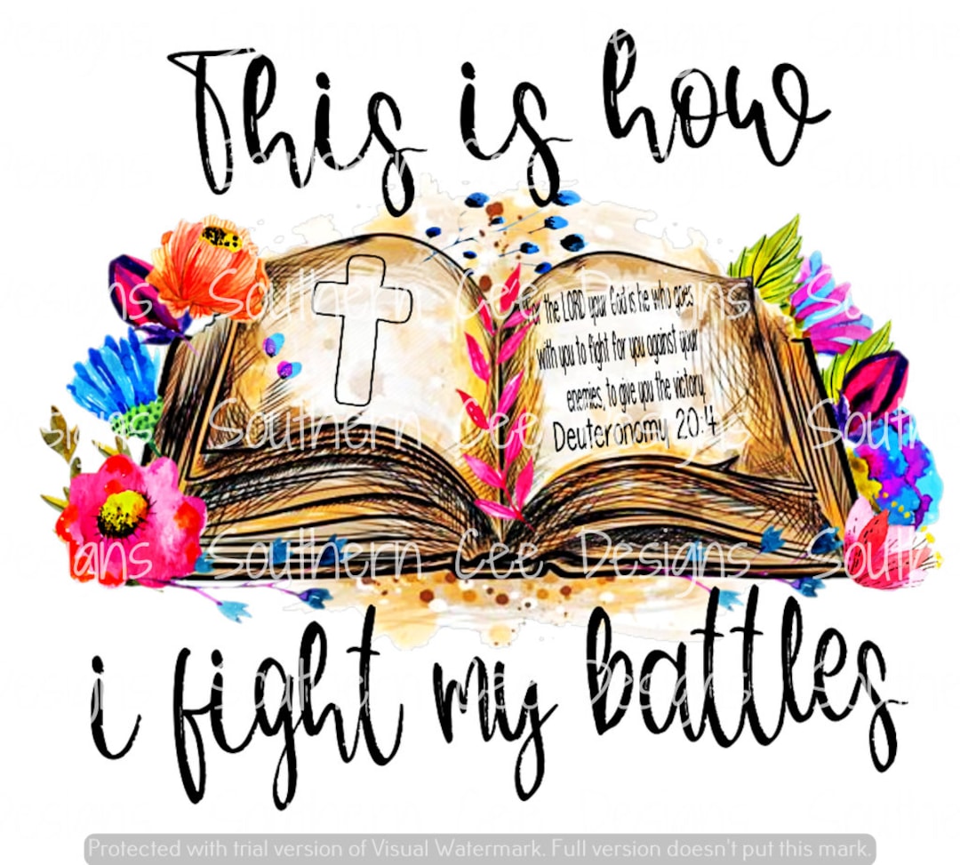 This is how i fight my battles etsy
