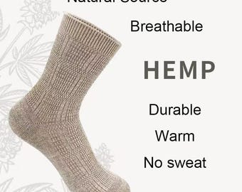 Natural Linen Socks, Men and Women, All Season Socks