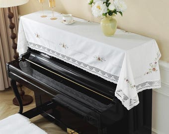 Baumwollmischung Klavierabdeckung Homedeco 31,5 X 94 "(80 x 240 CM)