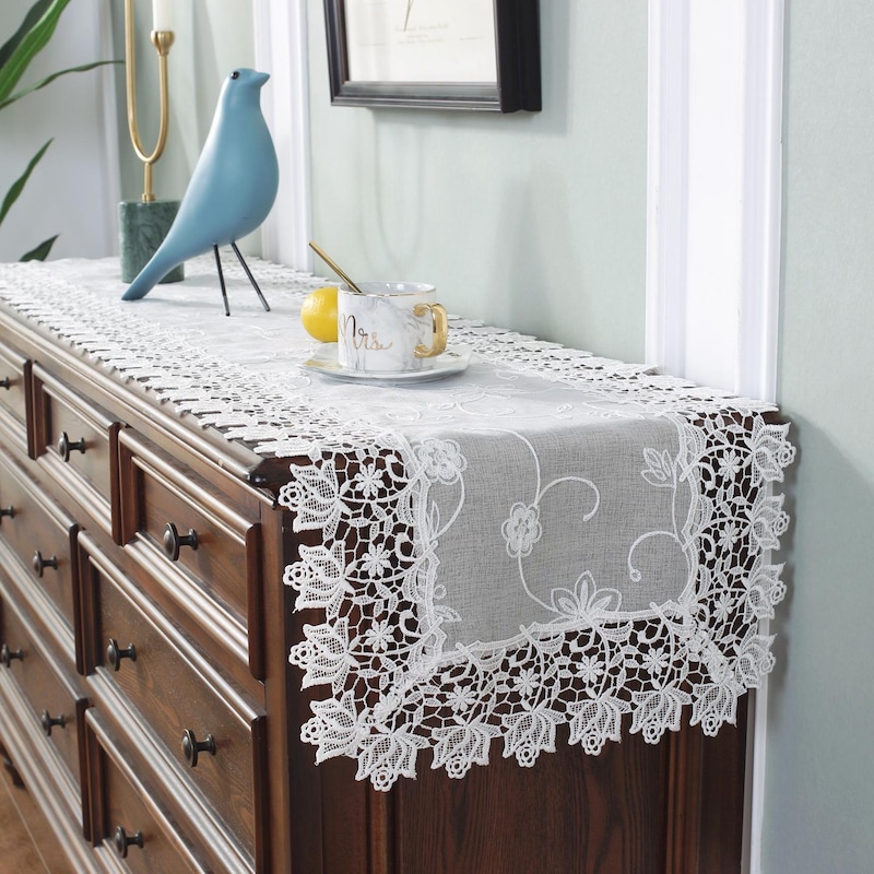 Top Table Table Runners Color Table Runner Lace - Etsy