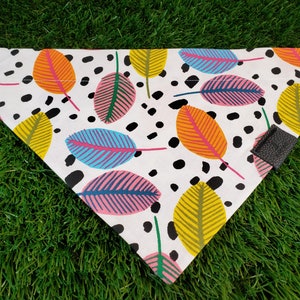 Dog Bandana | Over the Collar | Bandana |Summer print | summer bandana | Dog Bandana | Cat Bandana | Red |Slip on Bandana |Gift for pets