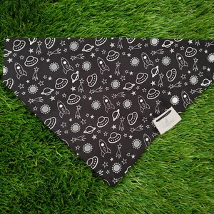 Dog Bandana | Over the Collar | Bandana | space print | space bandana | Dog Bandana | Cat Bandana |Slip on Bandana |Gift for pets