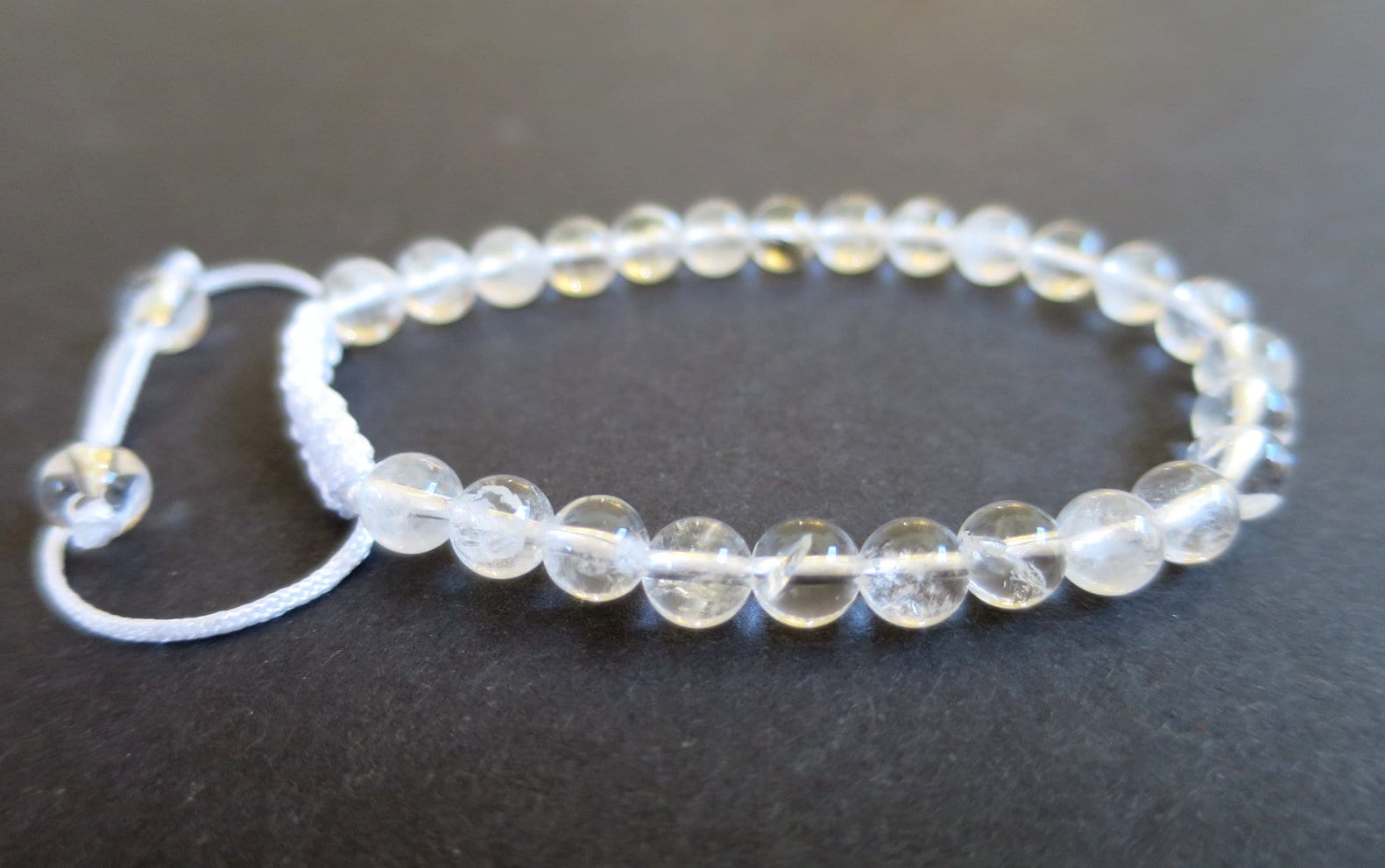 Clear Quartz Bracelet | Buy Online Clear Quartz Crystal Faceted Stone  Bracelet - Shubhanjali