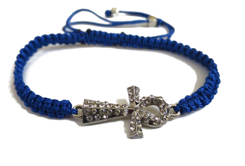 6 x Ankh Cross Bracelet Adjustable cord Bracelet Party favors bulk wholesale lot