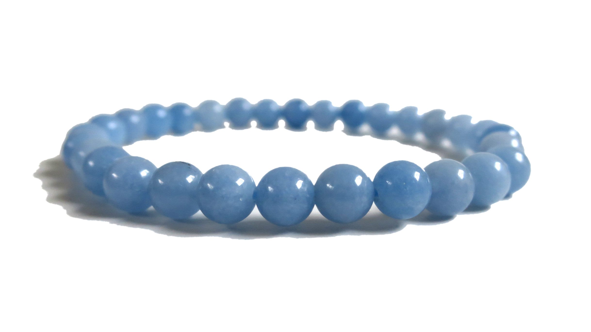 Dyed Blue Howlite Gemstone Bracelet - Ice Imports