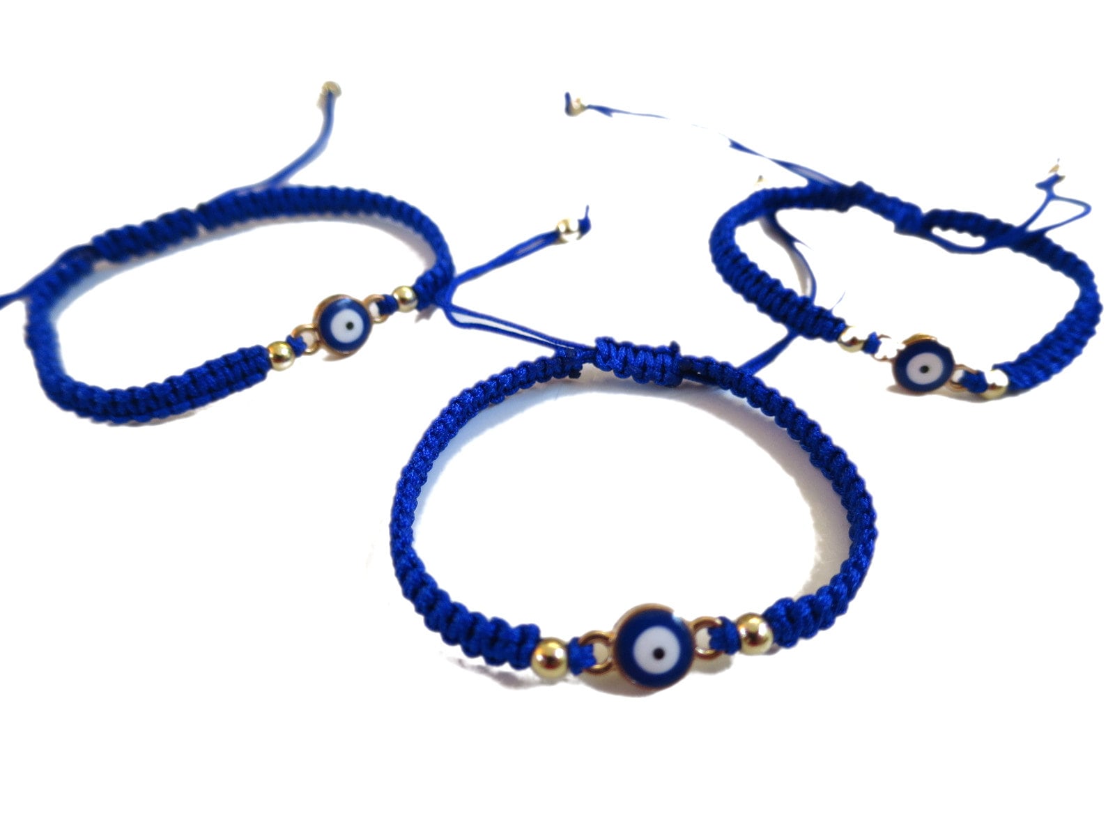 Wholesale SUNNYCLUE 1 Box 240Pcs 6 String Evil Eye Bracelets