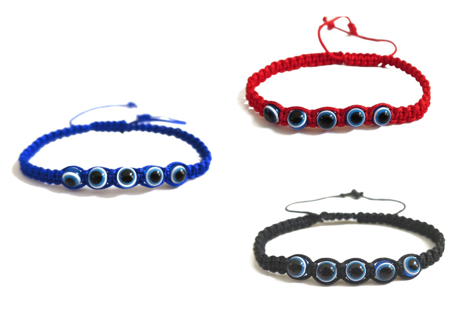 1pc Tiny Evil Eye Bracelet for Kids or Teens Adjustable Evil Etsy UK