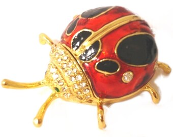 Ladybug Trinket Box | Etsy