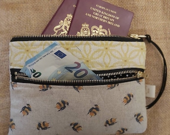 UK Passport Holder Case Cover Bees Collection 1