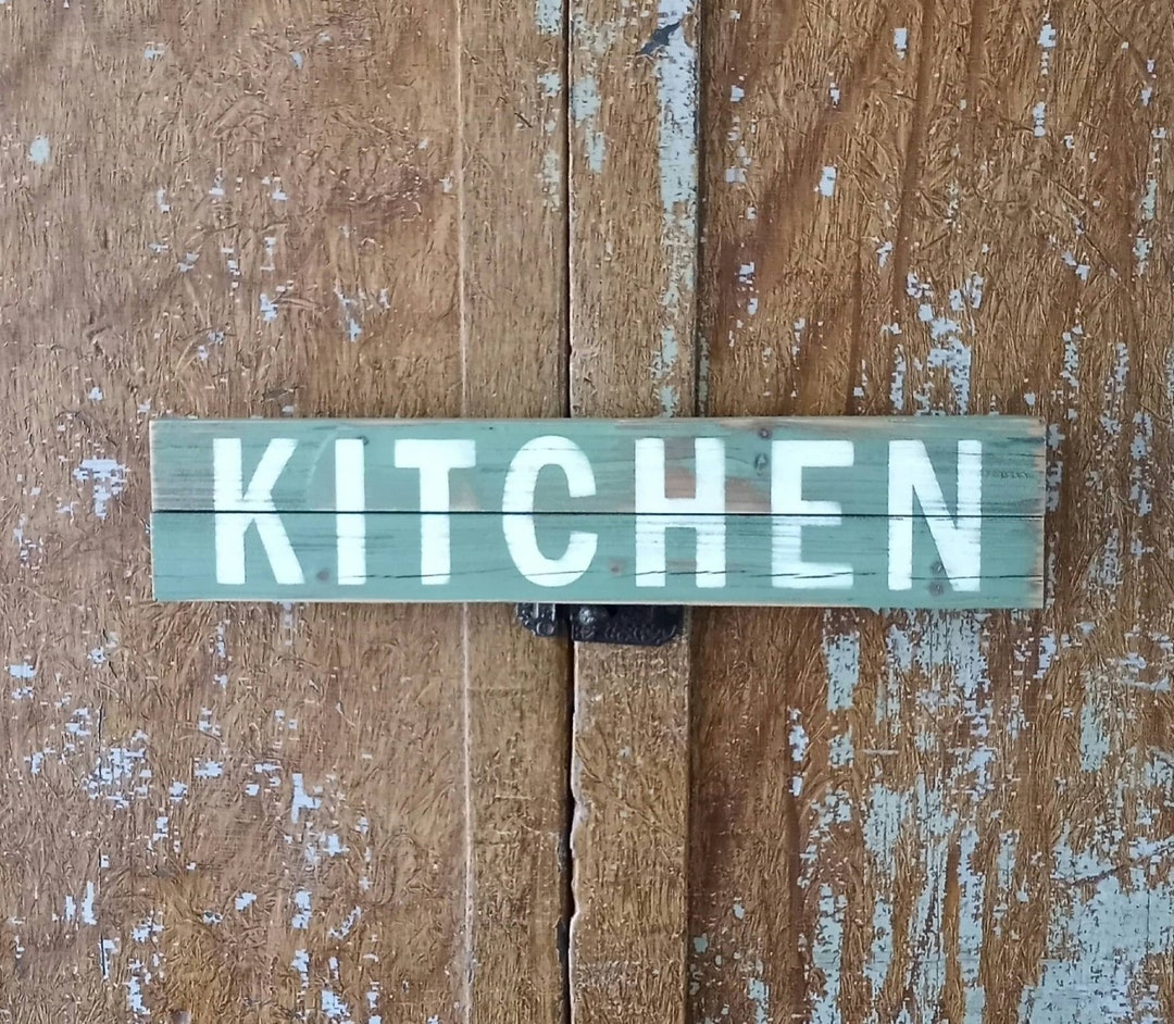 Kitchen Farmhouse Rustic Pallet Sign, Kitchen Wall Decor Sign, Pantry ...