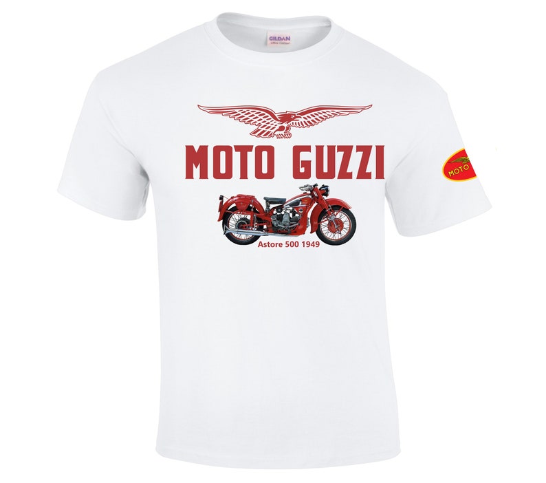 Moto Guzzi T-Shirt Long Sleeve S-5XL Choose Color