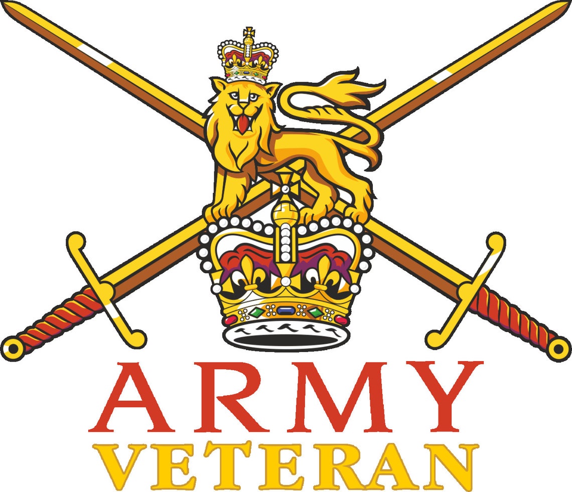 British Army Veteran High Quality Insignia Premium Quality | Etsy