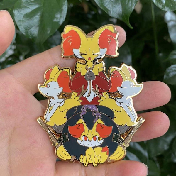 Fennekin Line Pin