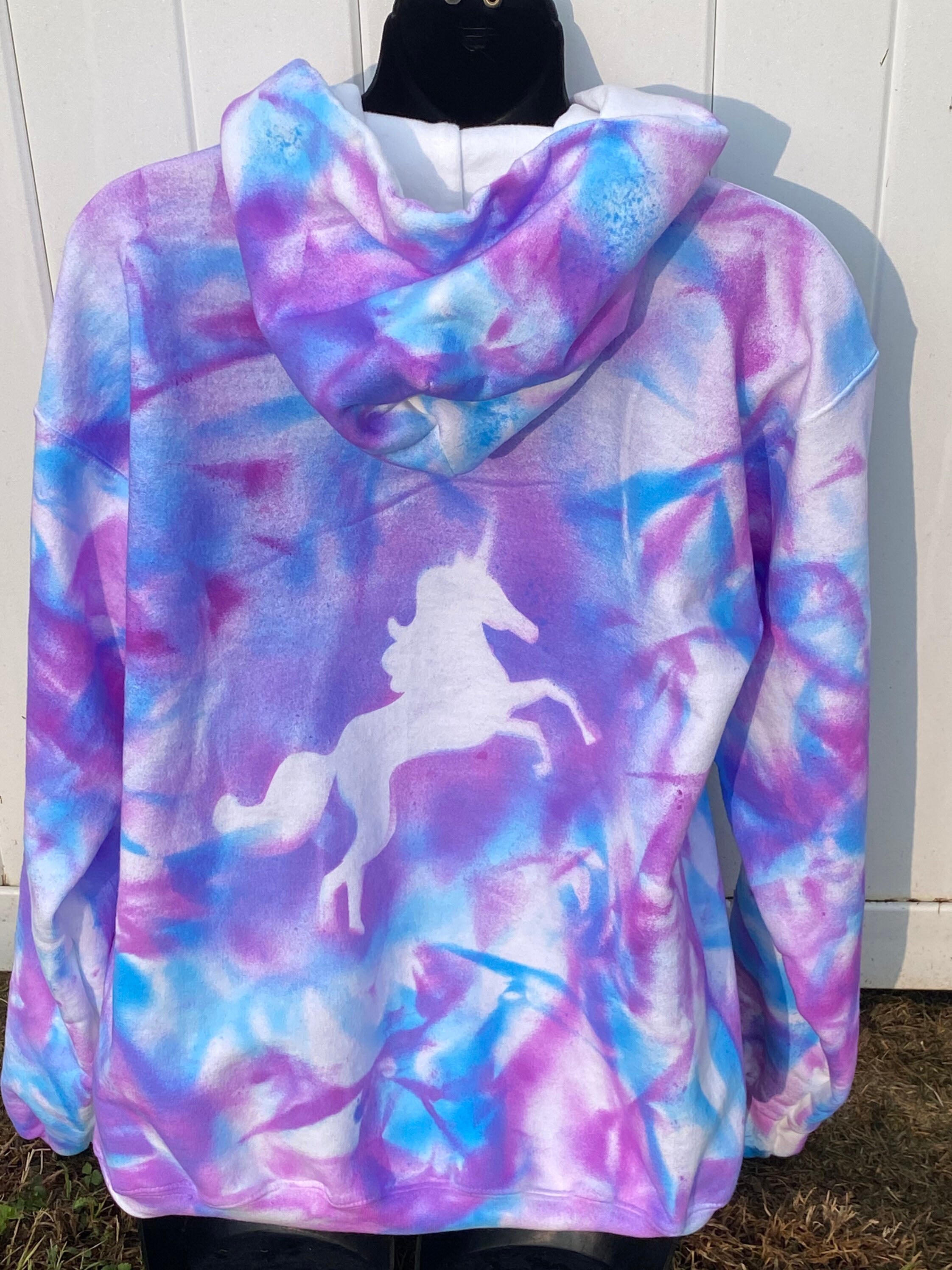 unicorn tie dye sweatshirt