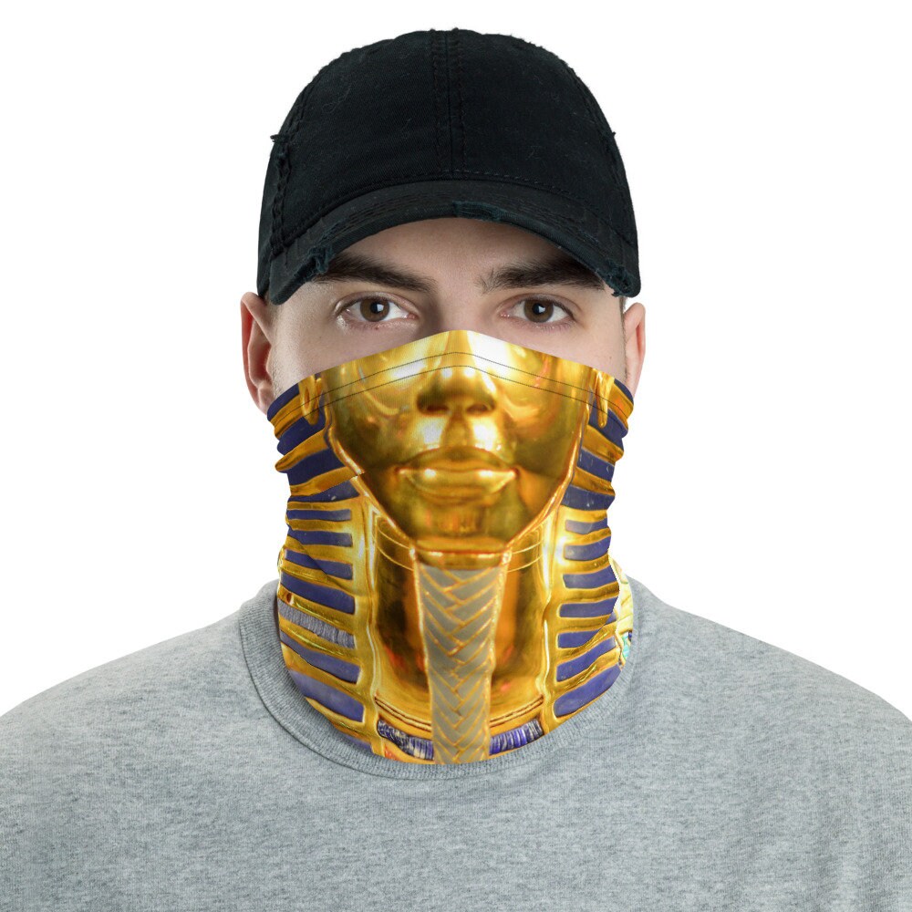 Egyptian King Tut Face Mask/Neck Gaiter Etsy