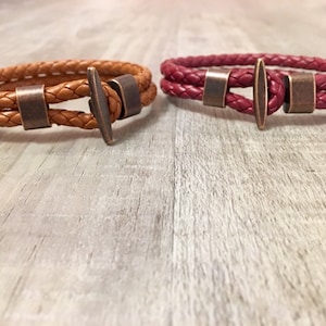 SALE Leather Rope Bracelet, Stackable Bracelet, Outdoor Jewelry, My Tribe Jewelry, Woodsy Jewelry, Personalized Jewelry