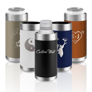 Personalized stainless steel beer koozies sales