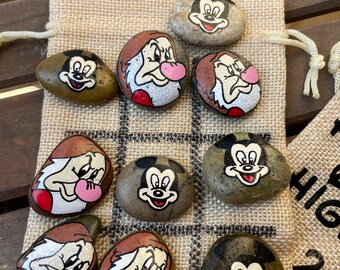 Disney Stocking Stuffer // Disney Christmas Gift // Mickey and Grumpy Stocking Stuffer // Mickey Christmas Gift // Mickey Tic Tac Toe