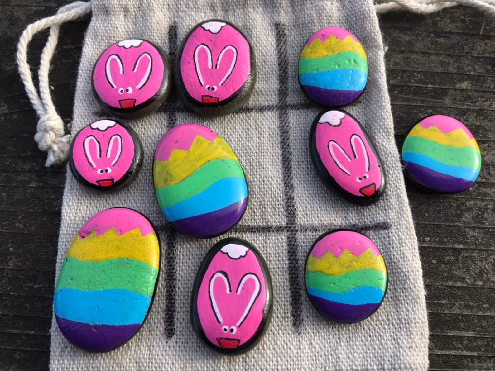 Easter Basket Stuffer // Bunny Tic Tac Toe // Kids Easter Idea ...