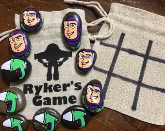 Toy Story Tic Tac Toe // Kids Travel Game // Buzz Lightyear Tic Tac Toe // Kids Toys and Games // Disney Gift // Disney Birthday Gift